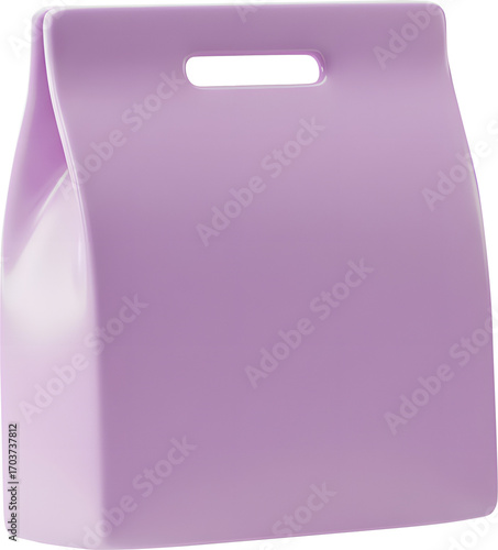 A minimalist 3D delivery bag