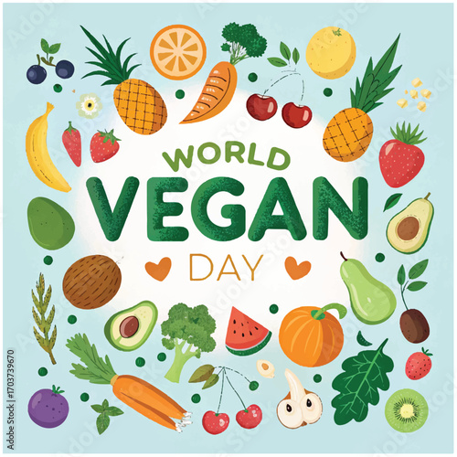 World Vegan Day promotes compassionate lifestyle choices encouraging sustainability health and animal welfare
