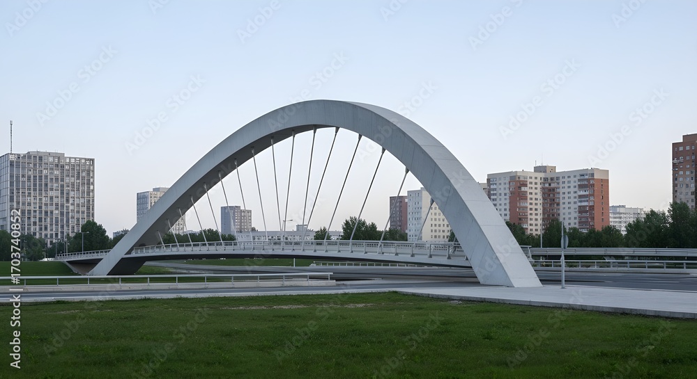 Obraz premium Minimalist Bridge Span