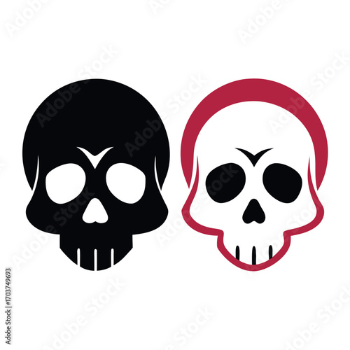 a-minimalist--graphic-illustration-featuring-a-row.eps