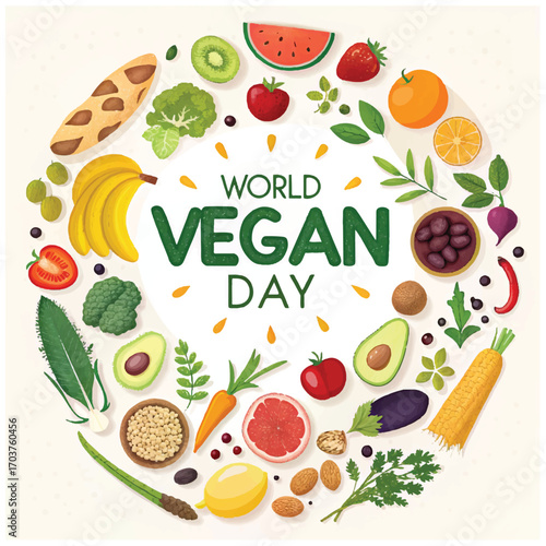 World Vegan Day promotes compassionate lifestyle choices encouraging sustainability health and animal welfare

