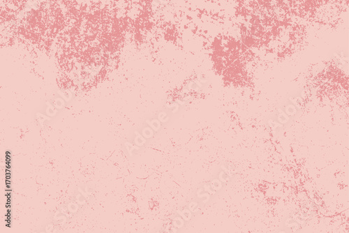 Distressed pink surface with vintage grunge effect, faded rough texture ideal for retro wall design, wallpaper, or decorative artwork.