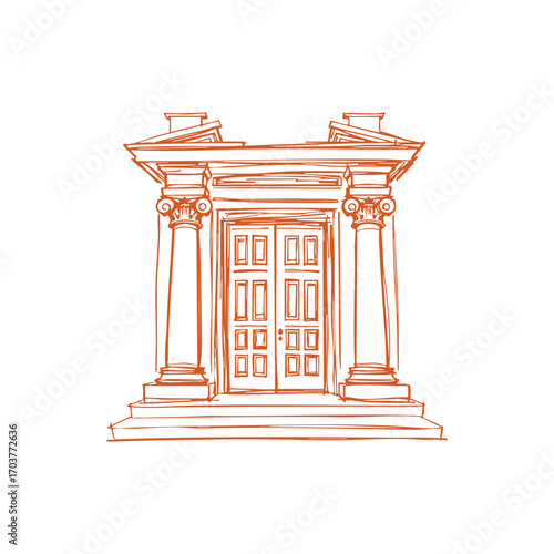 Abstract vector graphic design element, versatile template for various creative projects.