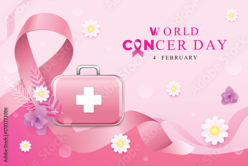 Brief 204 Gradient World Cancer Day Background_1