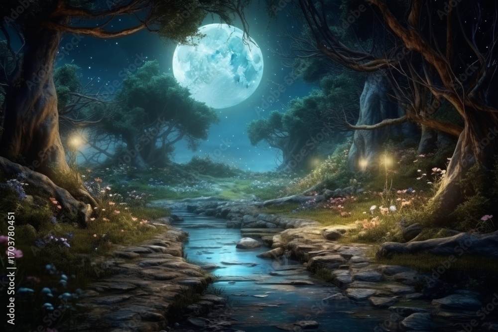 Obraz premium Fairytale Magic Forest