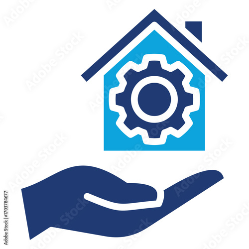 Property Management  Mixed color icon