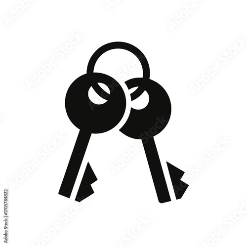 Winking cartoon eye and smiling mouth on black background