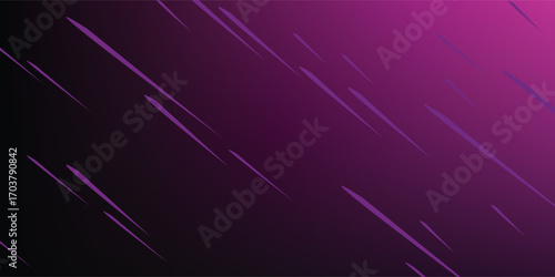Dark purple background banner with craters on night galaxy sky concept. Retro cyberpunk style 80s Sci-Fi background futuristic with laser light sky