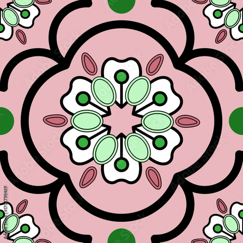 Abstract flora, Geometric Ethnic traditional seamless,Knitting,Navajo Native American Indian, tribal, traditional, pattern design for carpet, print, wrap, decorative, illustration, Fabric, Wallpaper, 