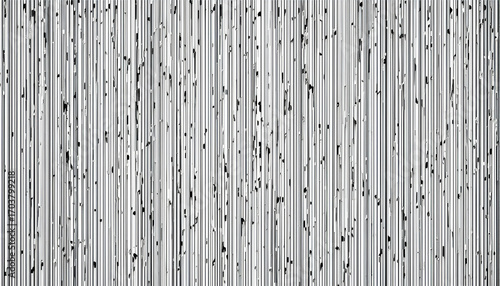 Dense pattern of fine vertical metallic lines with scattered dark speckles, creating a subtle yet complex textured background