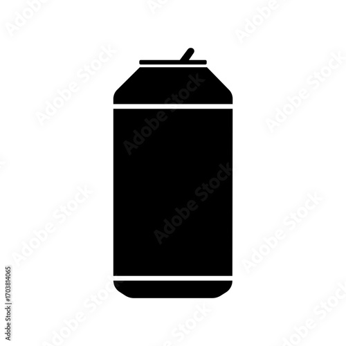 Can bottle icon on white background.