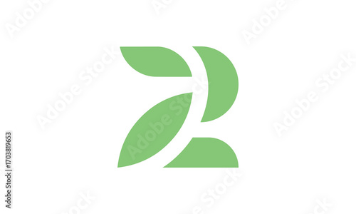Agriculture Farm Logo, Nature logo, Letter leaf logo