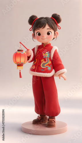 Chinese Spring Festival doll