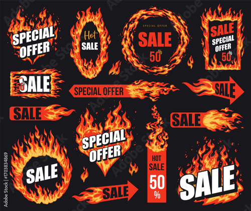 Hot sale with fiery designs