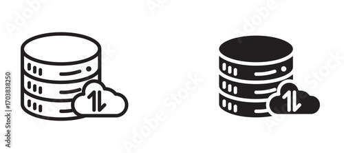 Server Icons in solid and liner versions.