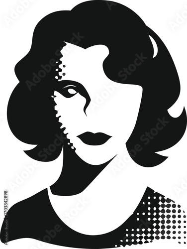 woman with long hair