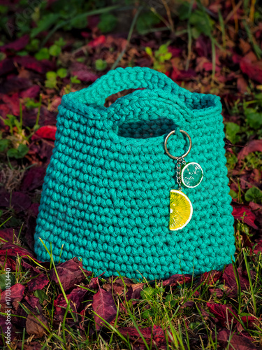 crochet handbag