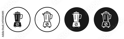 Blender icon vector illustrations set for app and web