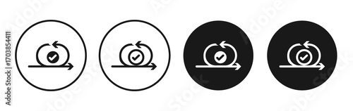 Agile icon vector illustrations set for app and web