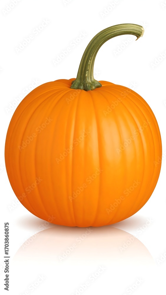 Obraz premium Orange pumpkin, smooth skin