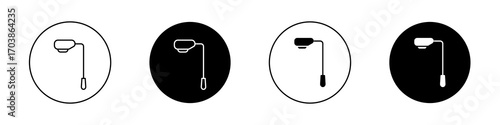 Street light icons vectors for web designs.