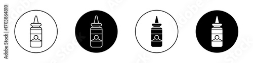 Sauce icons vectors for web designs.