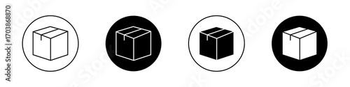 Box icons vectors for web designs.
