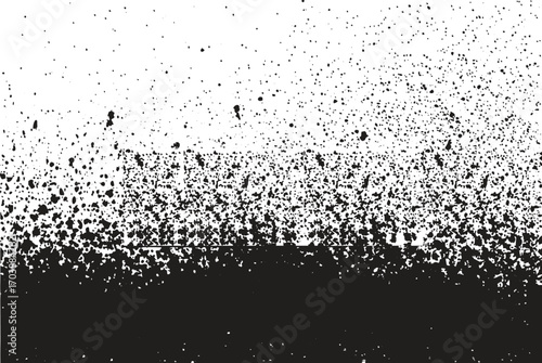 spray painted gradient detail in black on transparent. Abstract splatter effect for graffiti, street design, and creative modern illustration. Bold spray texture backdrop.