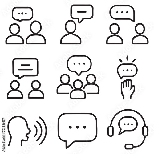 communication, talk, speech, discussion, chat, conference, meeting, voice, speech bubble, support vector