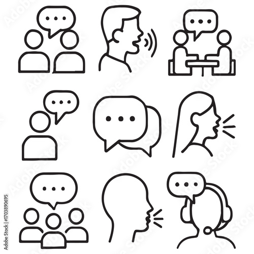 communication, talk, speech, discussion, chat, conference, meeting, voice, speech bubble, support vector