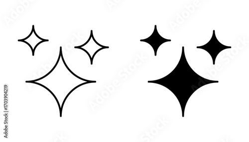 clean surface Icon set .Symbol isolated white background. vector illustration. color editable.