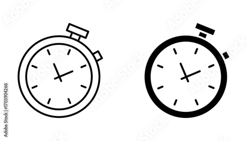 quick time Icon set .Symbol isolated white background. vector illustration. color editable.