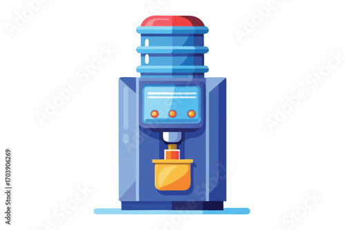 Vintage Espresso Machine Illustration An Old Fashioned Design With Bold Black Lines And Striking Contrasts In A Retro Aesthetic