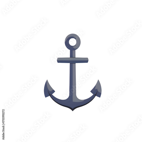 anchor on a white background