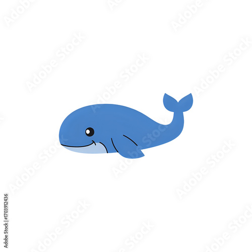 blue whale cartoon