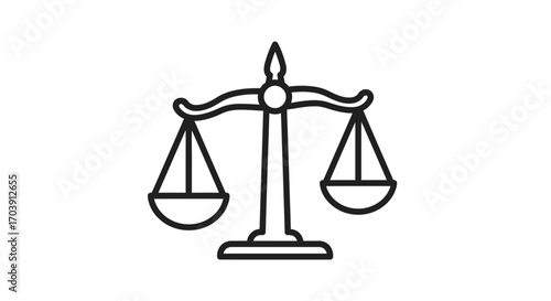 Symbol of Justice and Legal Balance