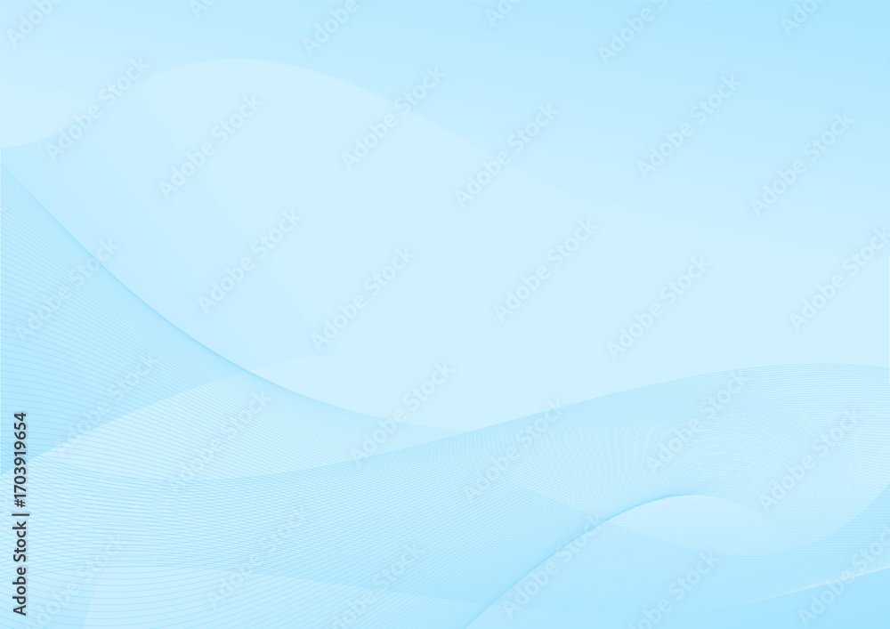 Obraz premium abstract blue background with wavy lines