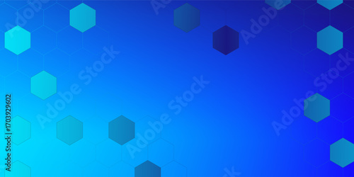 blue hexagon background.eps 10 vector
