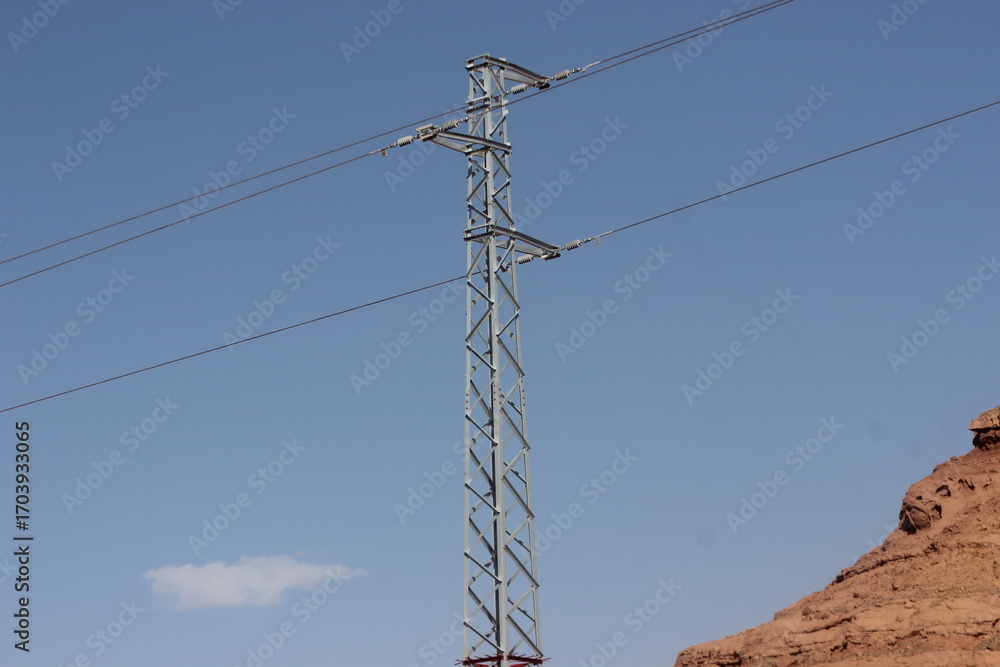 Obraz premium Electrical pole