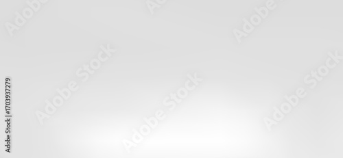 This serene image features a minimalist smooth gradient background with soft blending of whites and grays, creating a calm and modern visual with subtle lightness and depth