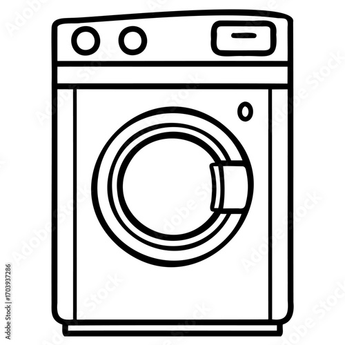 Front loading washing machine laundry appliance for washing clothes household equipment for cleaning textiles home appliance for laundry