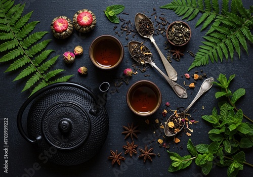 Wallpaper Mural Oriental Tea Ritual Torontodigital.ca