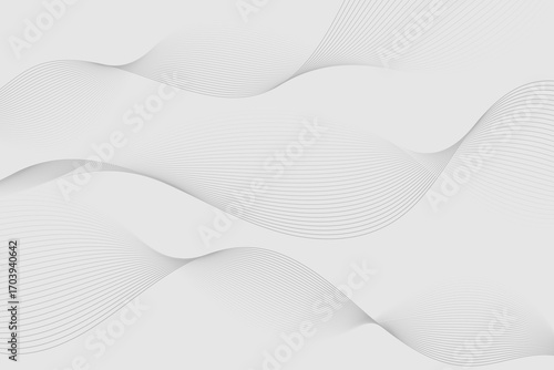 Minimalist Abstract white Wavy Lines Vector.A modern and vibrant abstract background featuring a smooth, flowing gradient. The design blends a variety of bright.