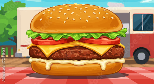 High-Quality EPS Vector Illustration:  A Stunning, Scalable Vector Graphic Perfect for Commercial Use and Professional Design Projects. This meticulously crafted EPS file offers exceptional detail ...