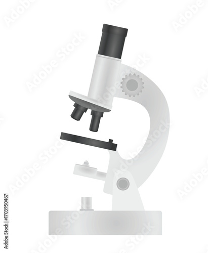 Microscope. Science concept. vector illustration