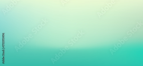Gradient background of soft pastel yellow blends smoothly into calming shades of teal and turquoise, creating a serene and visually appealing horizontal color wash effect