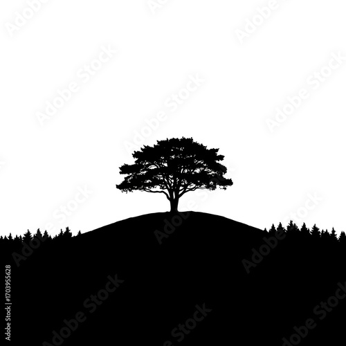 vector illustration of a tree