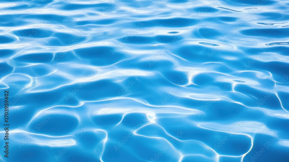 Fototapeta premium Blue water ripples texture background