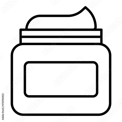 Skincare icon. Vector line icon