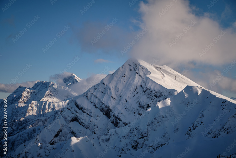 Naklejka premium Scenery top view from Rosa Peak